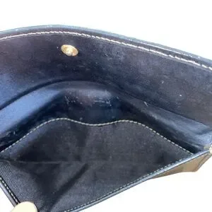 Fendi | Bags | Fendi Pecan Striped Long Bifold Wallet Vintage